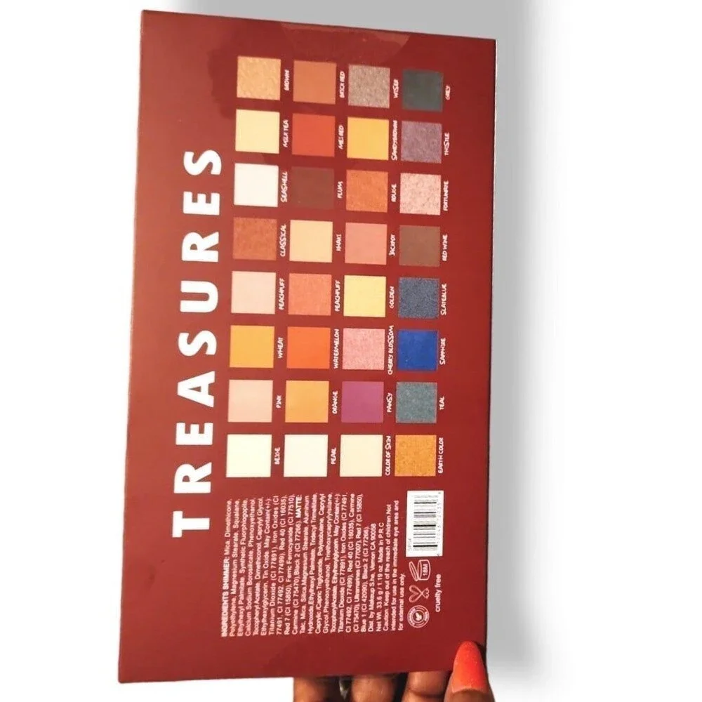 S.he Treasures 32 Colorful Eyeshadow Palette For The Fashionista